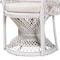 Bali & Pari Kallima Modern Bohemian White Natural Rattan Peacock Chair 242-13598-ZORO - alternate 8